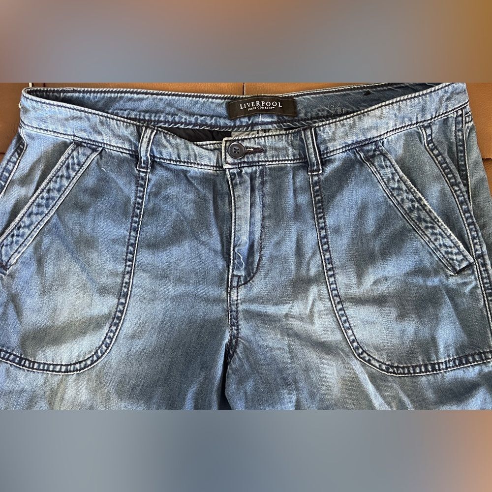 Liverpool Los Angeles Cole Trouser Cropped Jeans 12